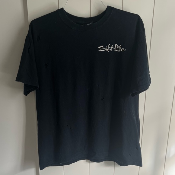 VNTG Y2K Salt Life custom distressed tee - Picture 9 of 11